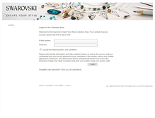 Tablet Screenshot of customerarea.create-your-style.com